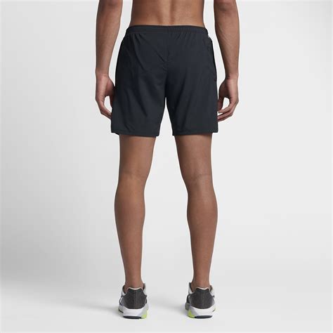 nike distance 2-in-1 7 running shorts laufhosen für herren schwarz|Nike Distance 2.